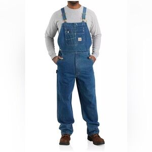 Carhartt Men's Denim Bib Overalls 36x28 New with tags!!
